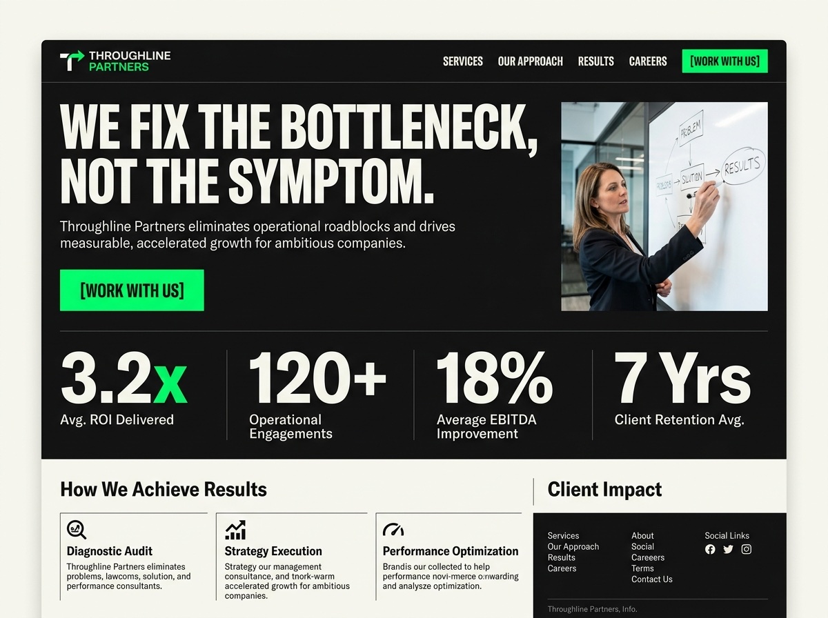 Throughline Partners — Consultants website design