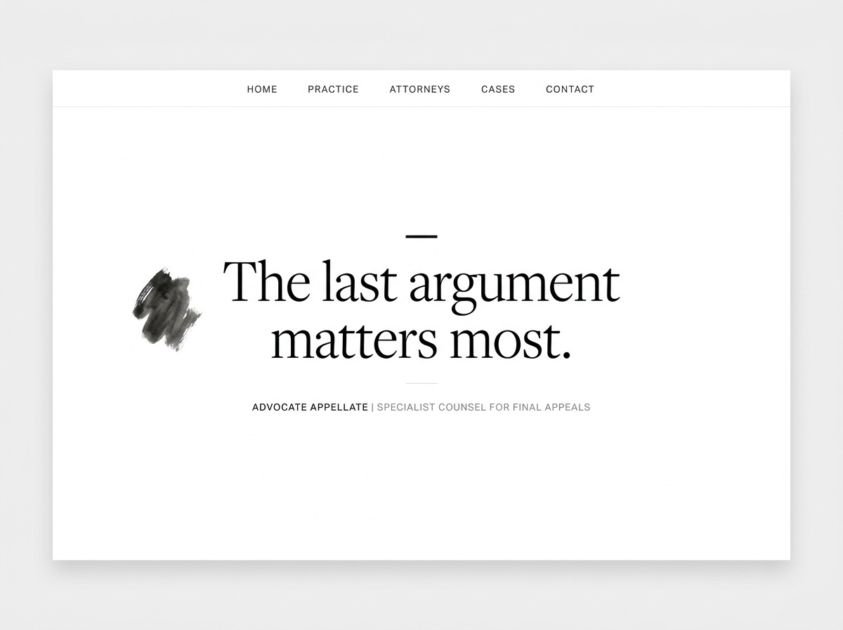 Gallery Minimal — Law Firms website design